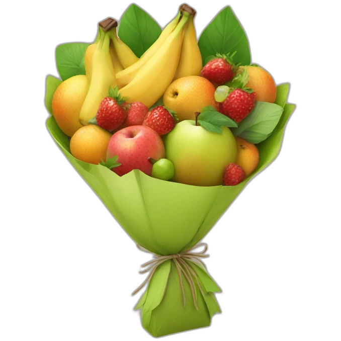 delivery-fruit-bouquet emoji
