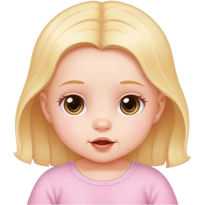 Baby girl emoji