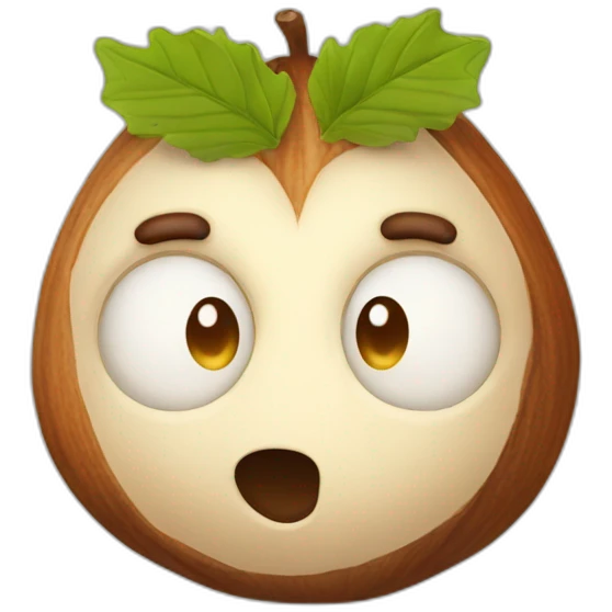 hazelnuts emoji