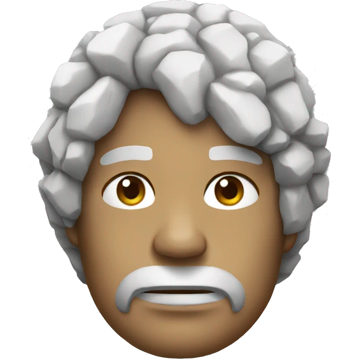Rock emoji