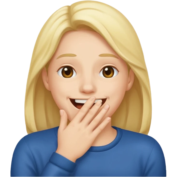 joy emoji laughing covering mouth  emoji