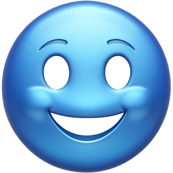 buffering symbol with a smiling face emoji