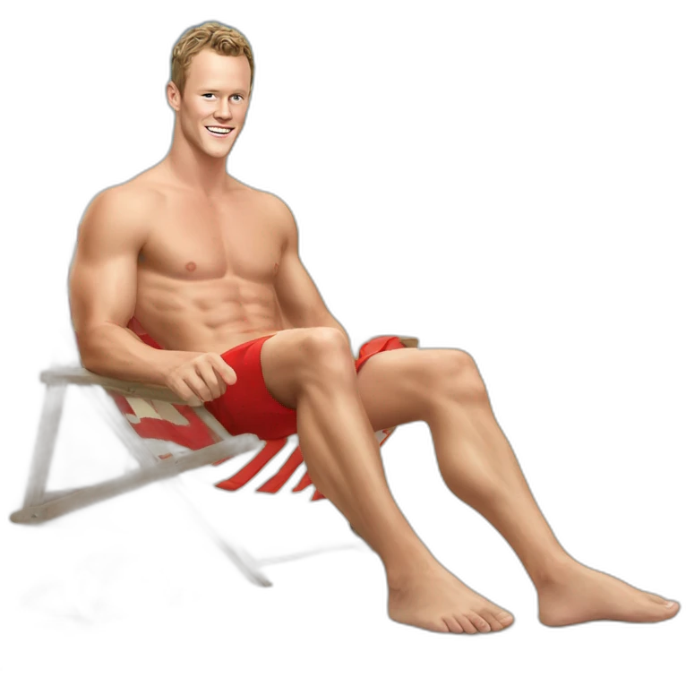 Jonathan Toews as a beach bum  emoji