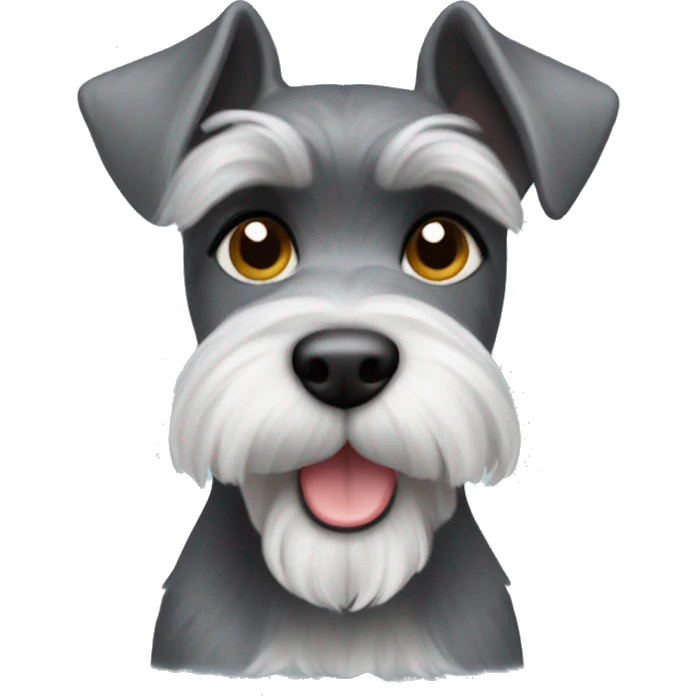 miniature schnauzer  emoji