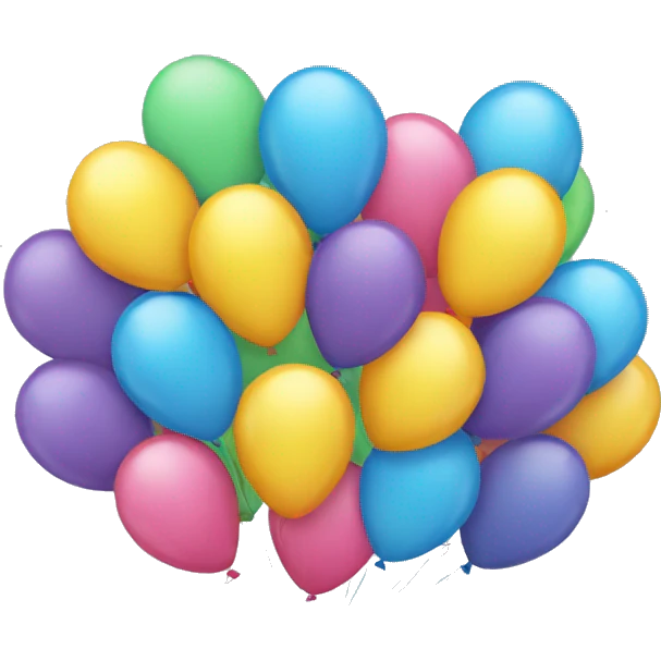 party balloons emoji