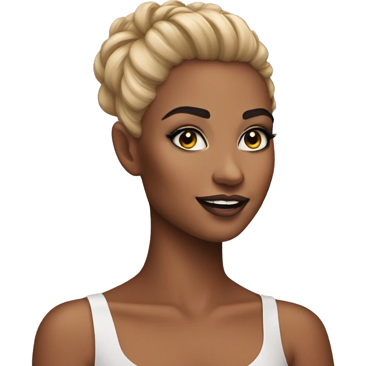 Makeup brish with sparkle emoji