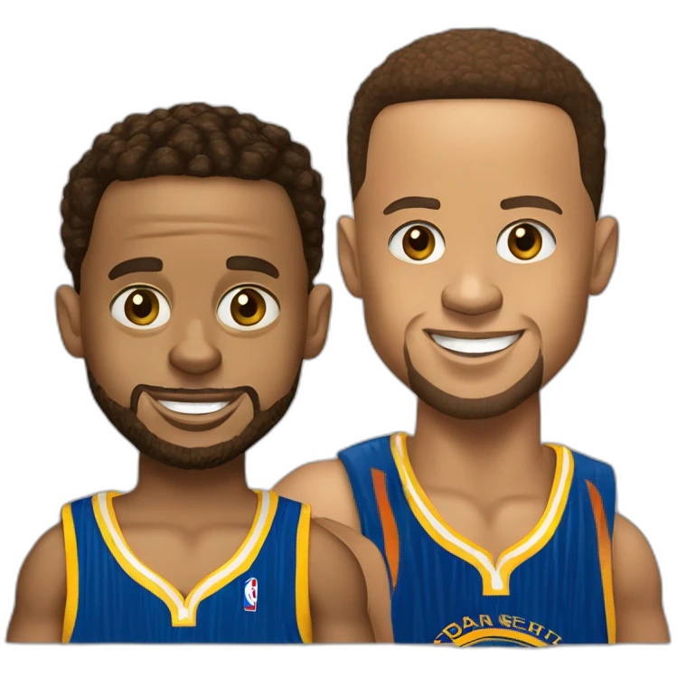 stephen curry and lebron james emoji