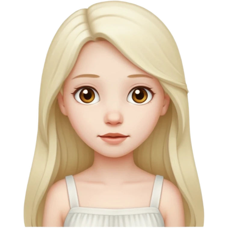 Puritan young girl emoji