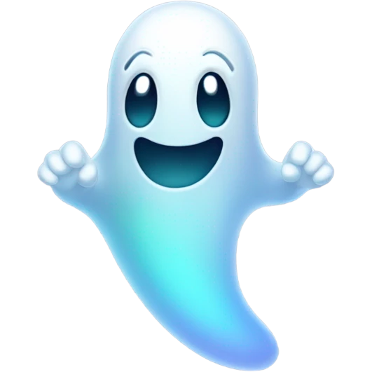ghost sticking his tongue out emoji