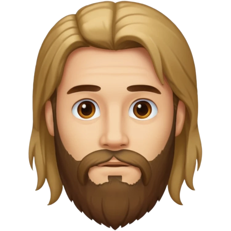 Hombre con pelo largo emoji