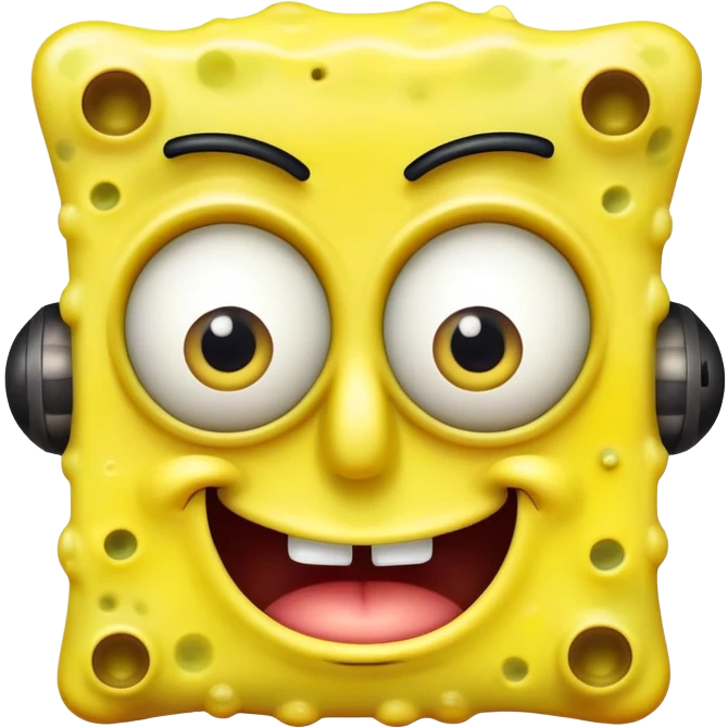 freaky Spongebob down symptoms deformed  emoji