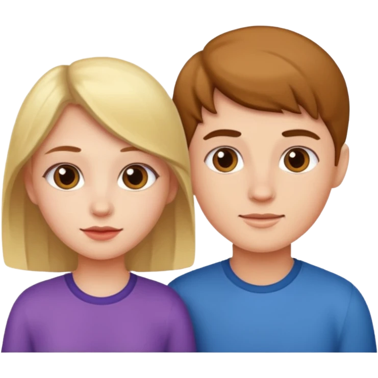 Girl and boy emoji