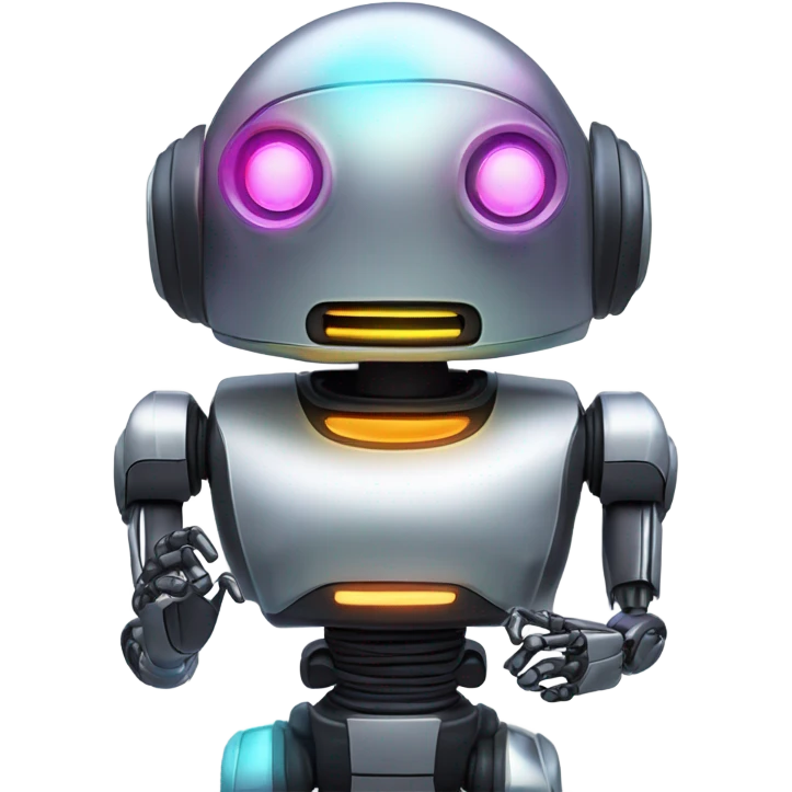 Dubstep robot emoji