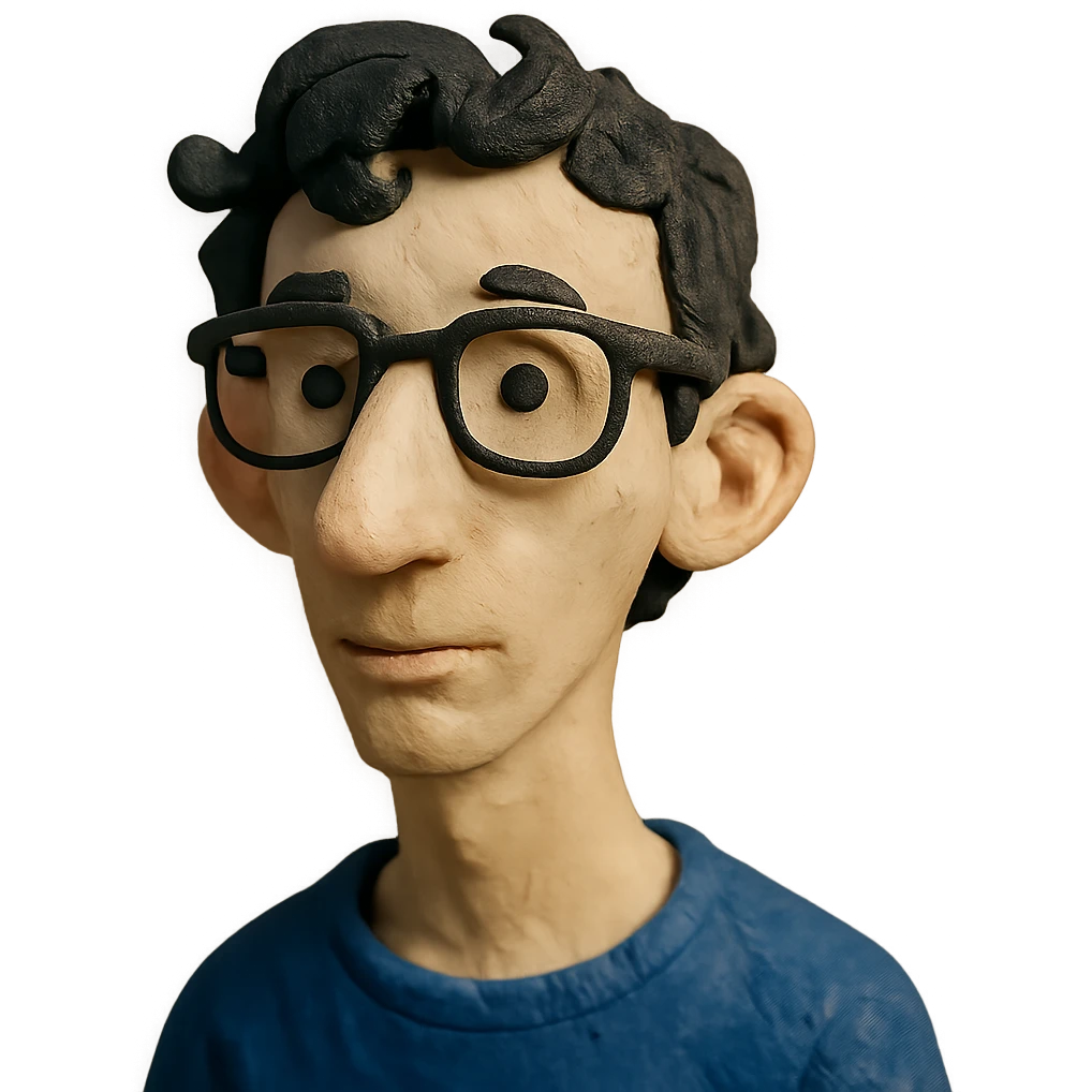 skinny white boy with wavy black hair, big nose, black glasses emoji
