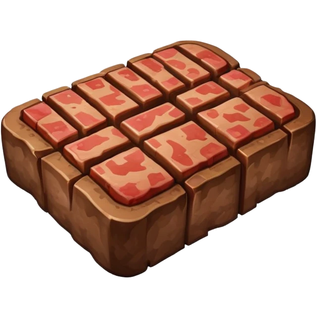 Minecraft steak emoji