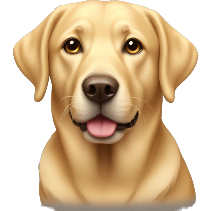 Golden lab emoji