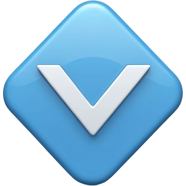 A blue 🔵 tick ✔️mark emoji which is used in tik tok for big celebrates emoji