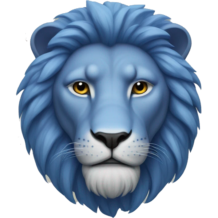 blue lion emoji