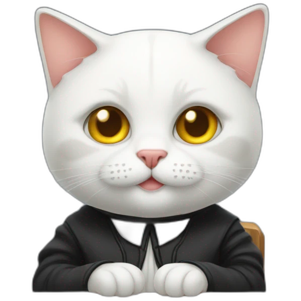 Judge cat emoji