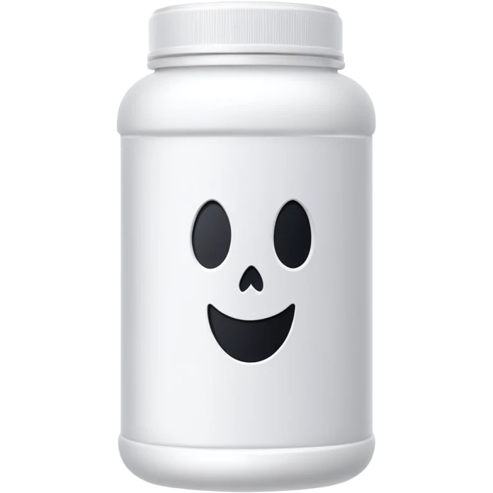 ghost brand protein powder bottle emoji