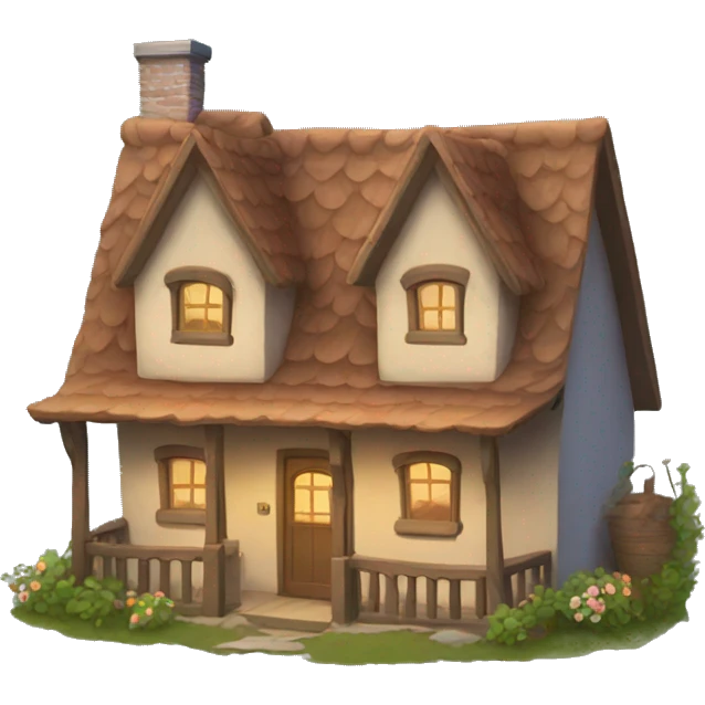 Cozy cottage emoji