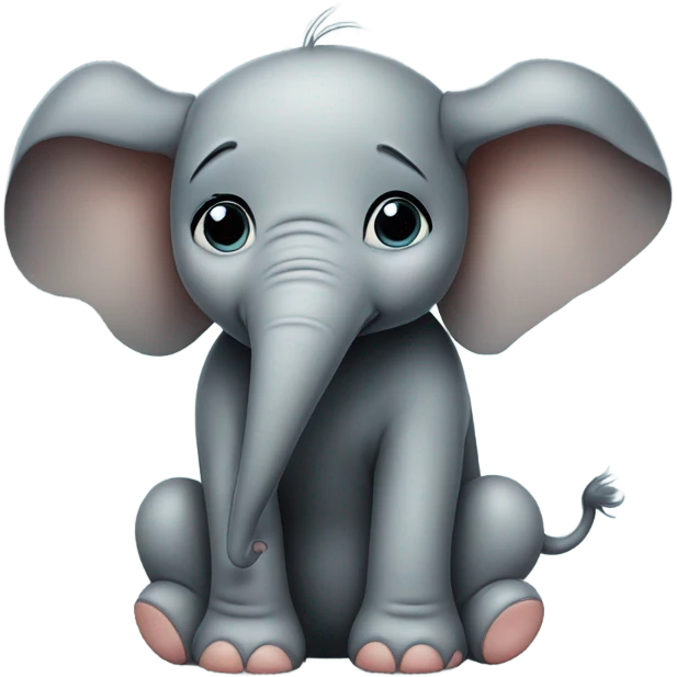 Sick baby elephant  emoji