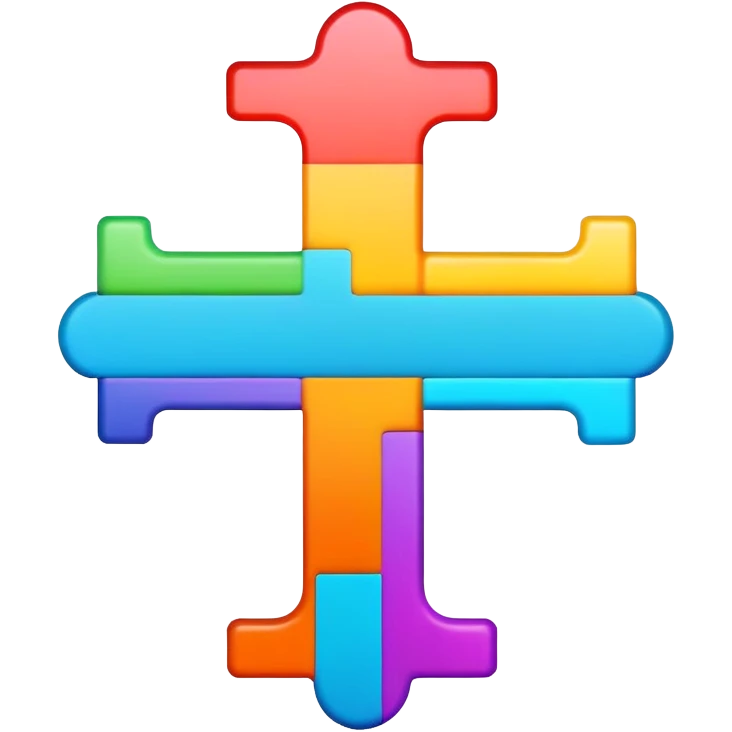 colorful plus sign emoji