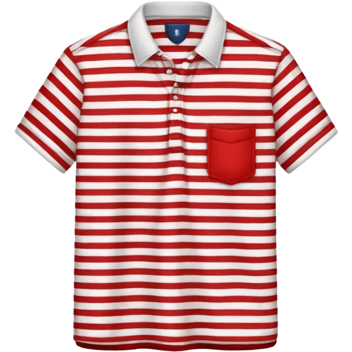 striped shirt, just the shirt emoji