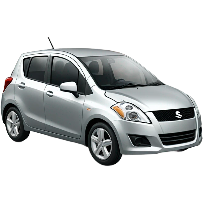 Suzuki splash car argent color with city pack emoji