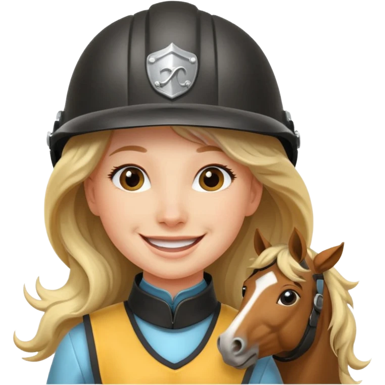 Horse girl emoji