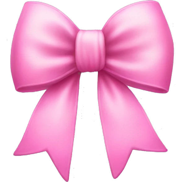 Pink pretty bow emoji