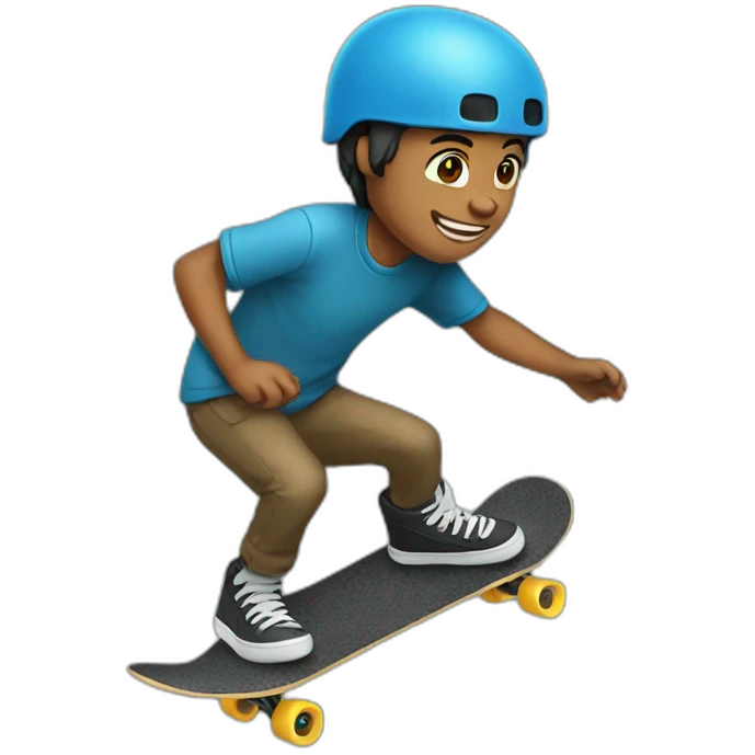 Skateboarder emoji
