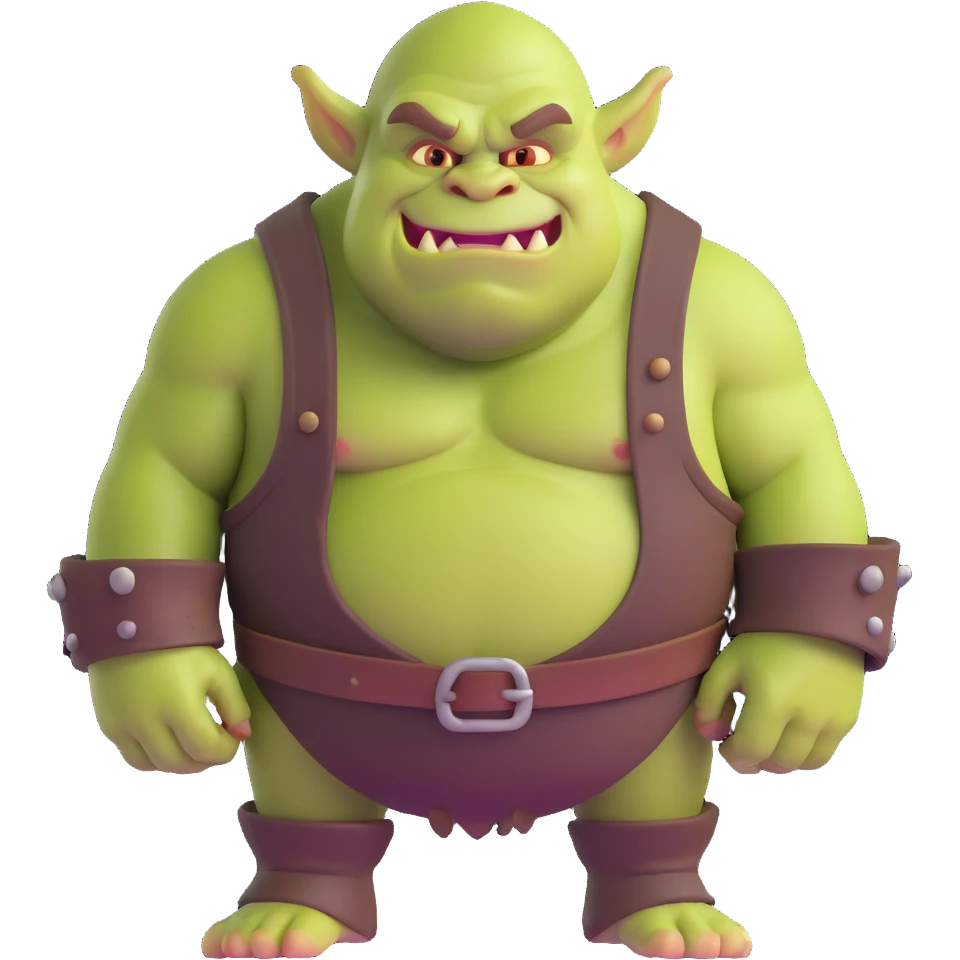 Shrek-inspired character emoji
