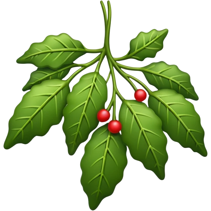 mistletoe  emoji