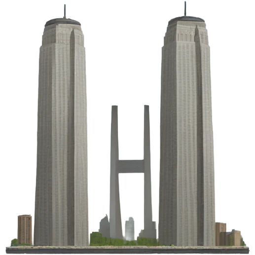 Twin towers  emoji