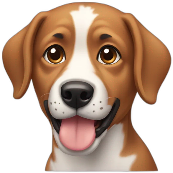 a dog emoji
