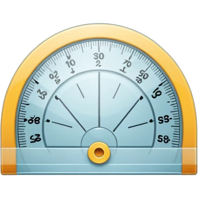 "📏" This emoji is for ruler. Then make an emoji for protractor. Which is real emoji type like the give emoji