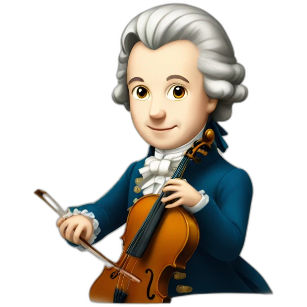 mozart in the age of five emoji