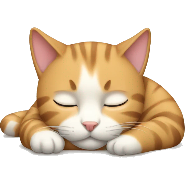 Sleeping cat  emoji