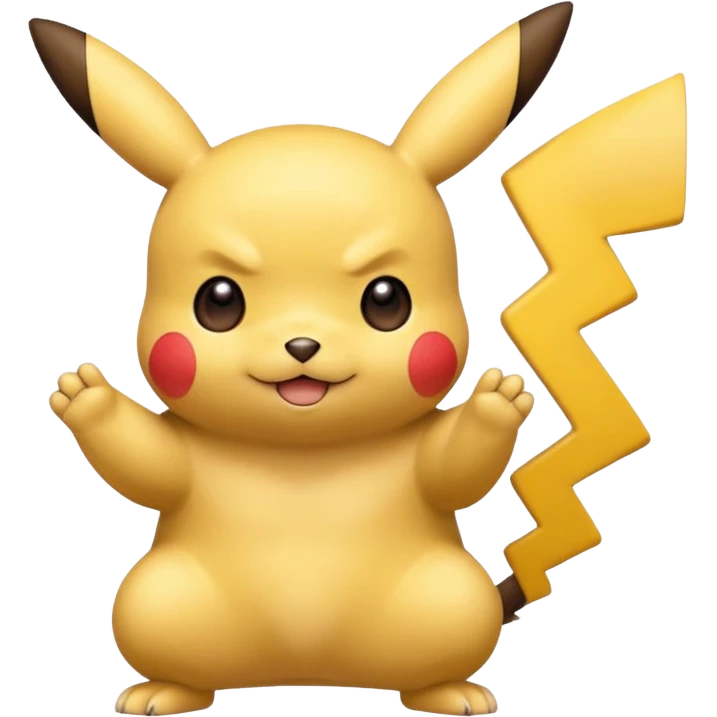 пікачу показує рухи лапками emoji