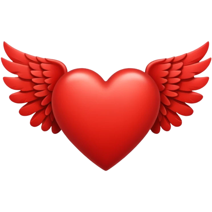 Heart with wings  emoji