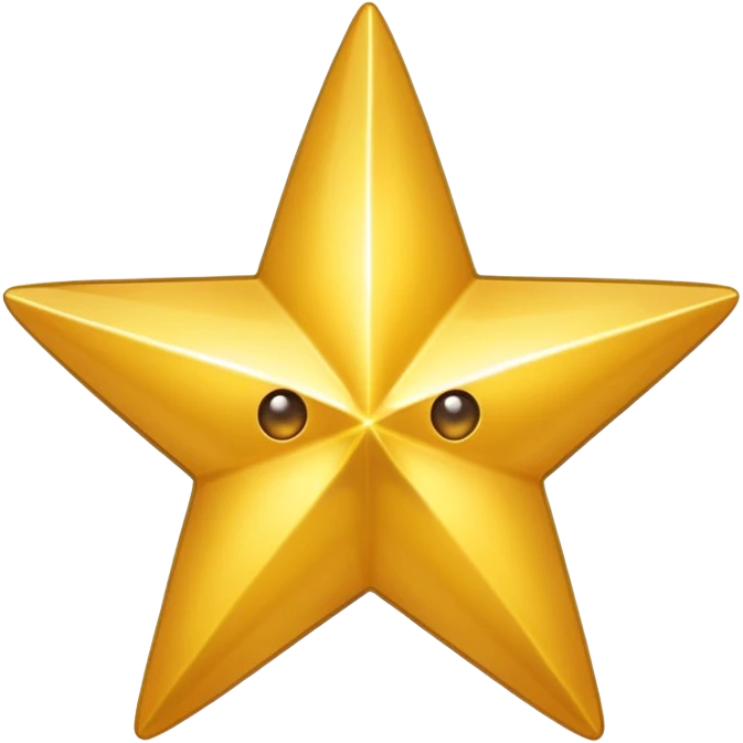 golden star emoji