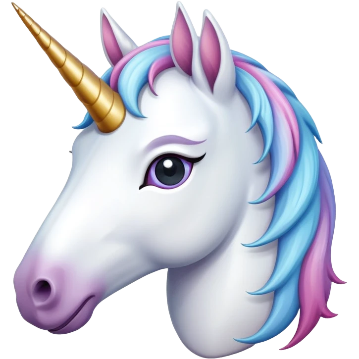 unicorn side eye emoji