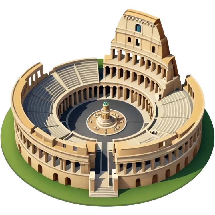Imperial forum  rome 
no frame, no squared style, no square above
aereal view from up emoji