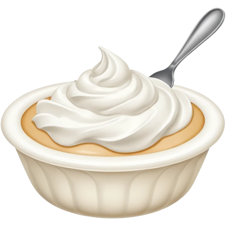 whipped cream scoop emoji