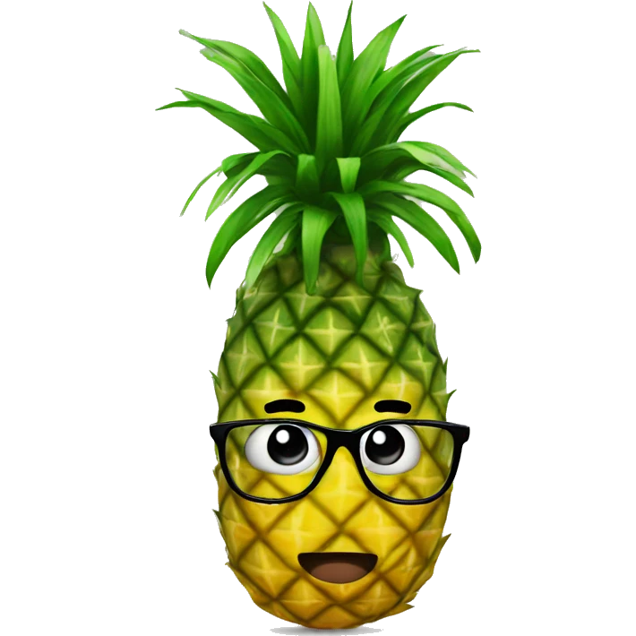 pineapple with hightop dreads emoji