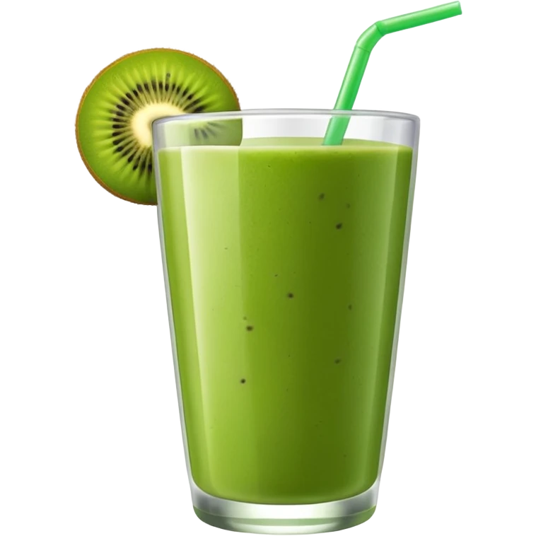 green kiwi smoothie emoji