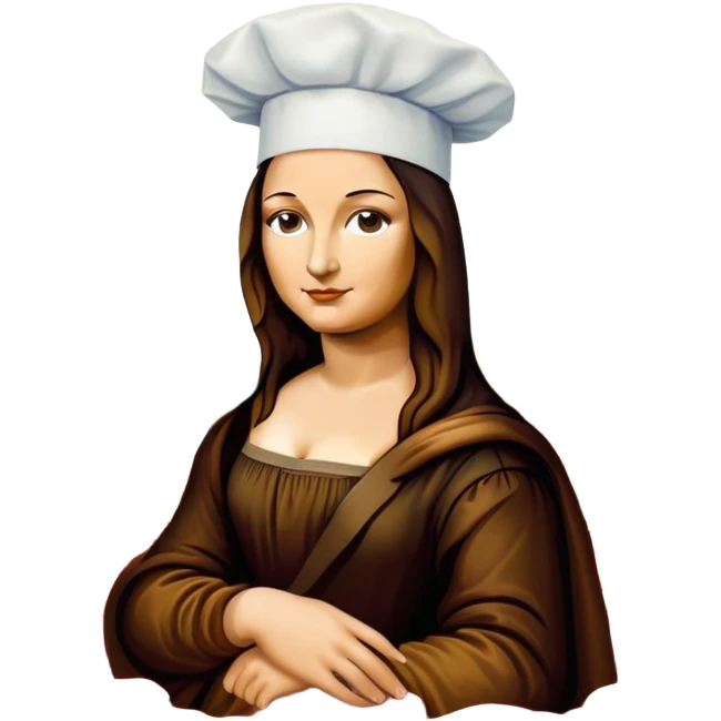 pop art monalisa SPAM meat slop landscape  emoji