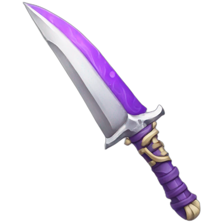 3d skeleton purple fire espada emoji