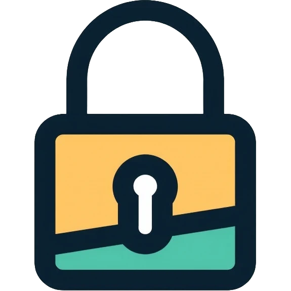 security lock for banking emoji
